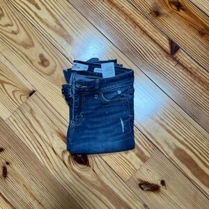 Hollister Women's Super Skinny Jeans - Dark Wash